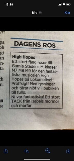 Tidningsinslag 