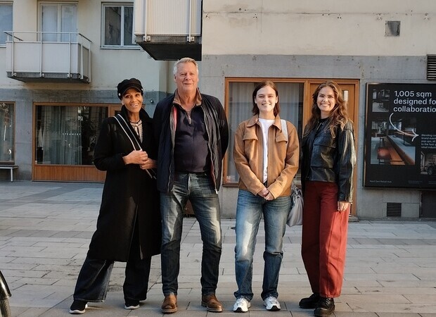 En rolig inspelning av ny Dramakomedi