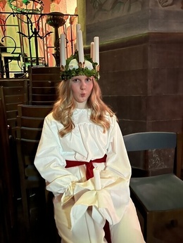 Paus i luciakonserten