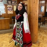 Bulgarian folk costumes modeling Bulgarian folk costumes modeling