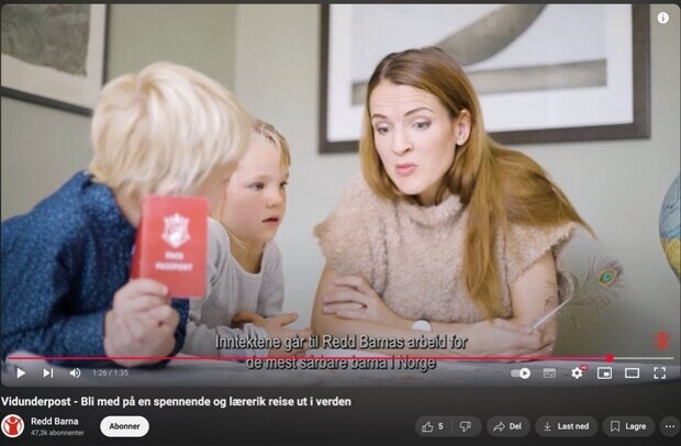 Reklamefilm Redd Barna