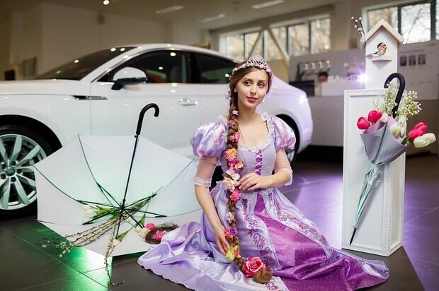 Rapunsel på  billansering