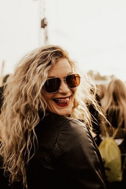 Model at Sweden Rock