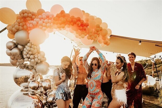 Styled shoot for our stretch tents