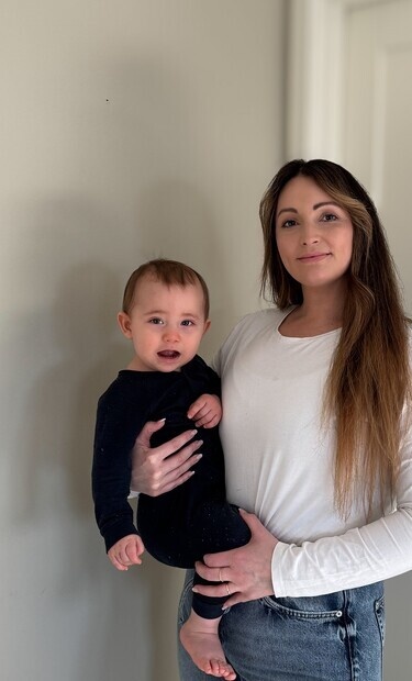 Mor Ragnhild 36 år og William 1 år