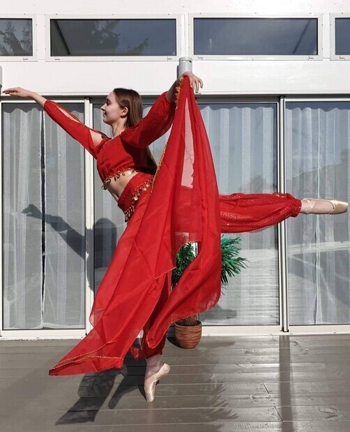 Danse photoshoot med fotograf