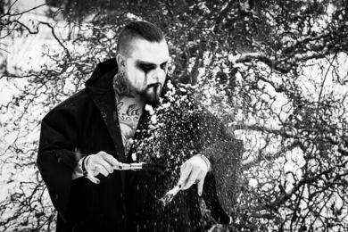 Black metal photoshoot Black metal photoshoot