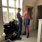 Myggad inför inspelning Myggad inför inspelning