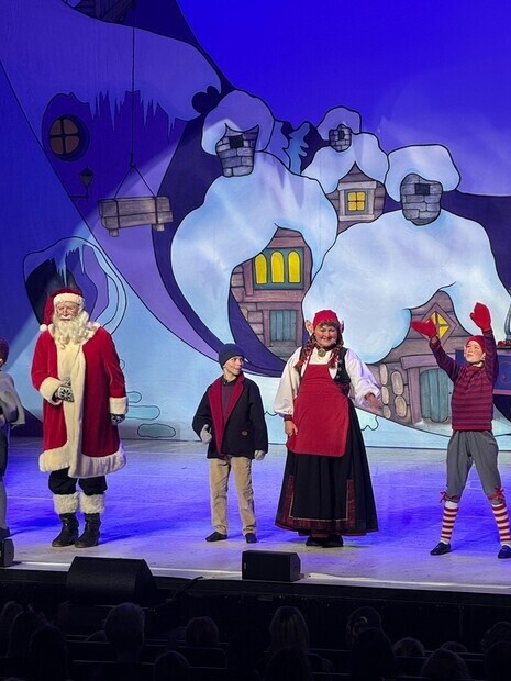 På scenen i Olavshallen