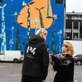 Invigning av muralmlning