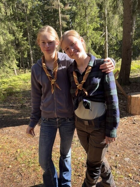 Låtsas vara scout när man är scout :)