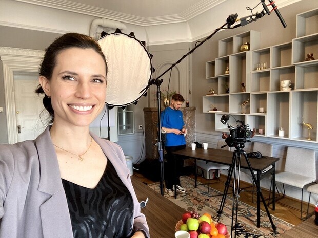 About to film!