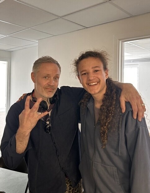 Otroligt kul att få jobba med Michael Lindgren som regissör.