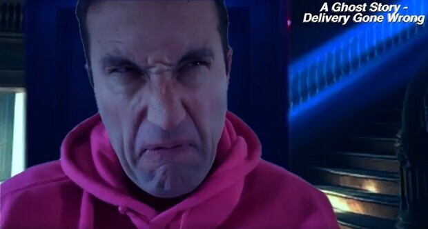 Scene fra A Ghost Story Delivery Gone Wrong