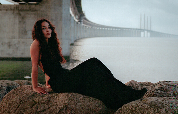 fotosession vid Öresund