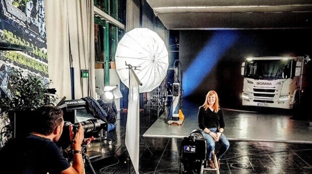 Filminspelning åt Scania CV