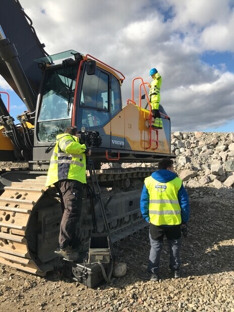 Filminspelning åt Volvo Construction Equipment