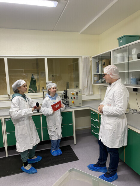 Filmopptak med Tine CEO og ansatte