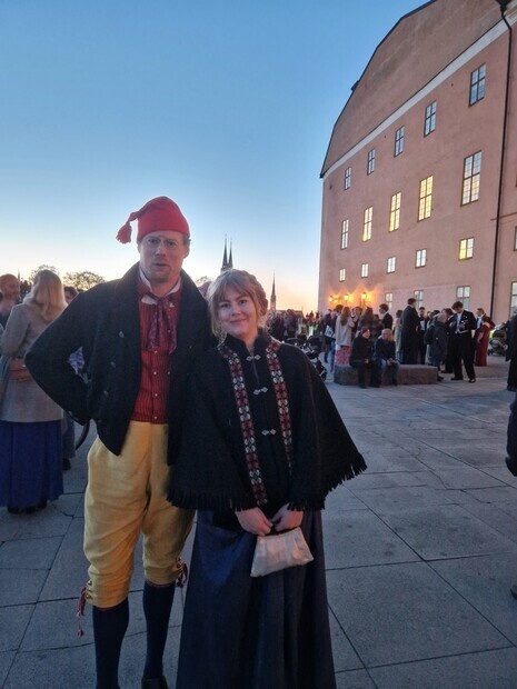 Folkdräkt Valborg Uppsala slott 2025