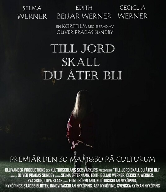 Poster till kortfilmen till jord skall du åter bli
