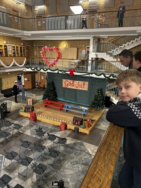 Spännande filminspelning