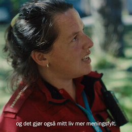Stillbilde fra Delta reklamefilm Stillbilde fra Delta reklamefilm