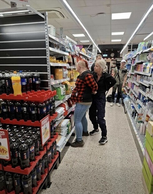 Roligt filminspelningen