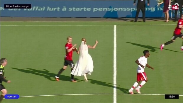 Løp nesten ned bruden