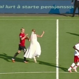 Løp nesten ned bruden Løp nesten ned bruden