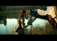 Hanna Oldenburg med häst,  Hanna Oldenburg med häst,