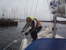 Segling i ösregn Segling i ösregn