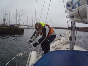 Segling i ösregn Segling i ösregn