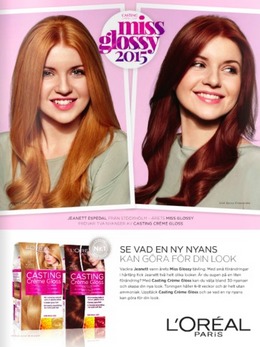 Loreal Miss Glossy Kampanj Loreal Miss Glossy Kampanj