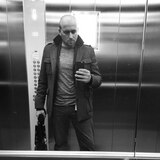 Privat svart-vit bild