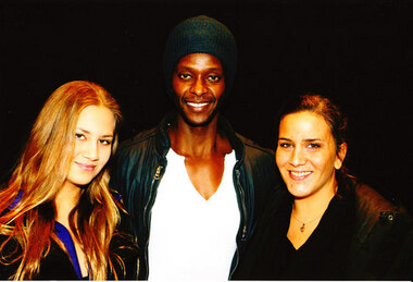 Jag och Edi Gathegi Jag och Edi Gathegi
