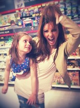 Esmeralda med sin mamma Esmeralda med sin mamma