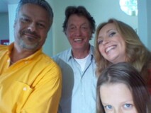 Med Johannes Brost på inspelning Med Johannes Brost på inspelning