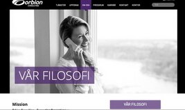 Orbion websida Orbion websida