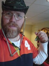 Meg som statist i filmen Kong Curling Meg som statist i filmen Kong Curling