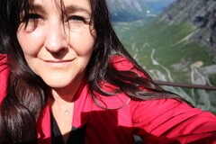 Selfie fra Trollstigen Selfie fra Trollstigen