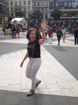 Dansare på Sergels torg Dansare på Sergels torg