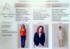 Printad reklam för styling och makeover Printad reklam för styling och makeover