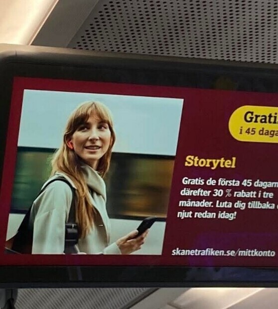 Reklam på bussen