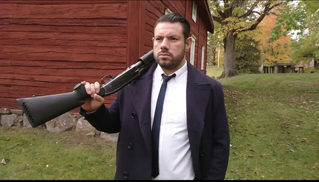 Bad boy with a shotgun Bad boy with a shotgun