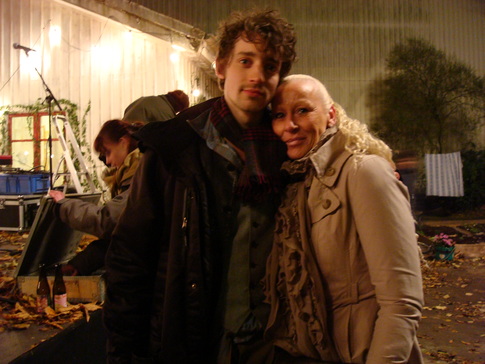 Statist i en filminspelning.