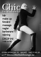 Chic Hairlounge - modelljobb Chic Hairlounge - modelljobb