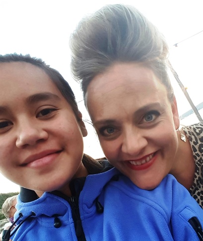 Henriette Steenstrup og Amira Henriette Steenstrup og Amira