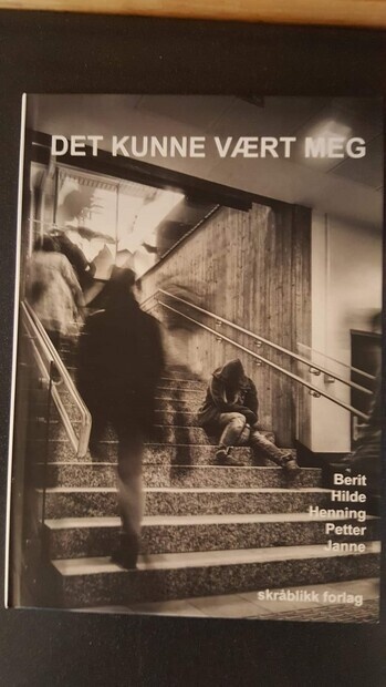 Modell for et bokomslag til boken «Det kunne vært meg»