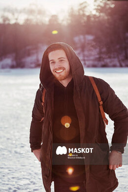 Maskot fotografering Maskot fotografering