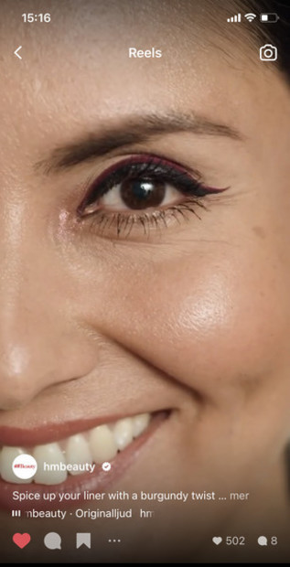 H&M Beauty Instagram